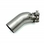 gangxiao Silencieux D'échappement pour BM&W C 600 pour Sport C650 pour GT 2012 2013 2014 2015 Moto sans Lacet Changement D'échap