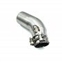 gangxiao Silencieux D'échappement pour BM&W C 600 pour Sport C650 pour GT 2012 2013 2014 2015 Moto sans Lacet Changement D'échap