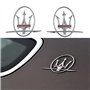 Lot de 2 Autocollants D'emblèmes de Voiture pour Maserati Levante Quattroporte Ghibli MC20 GT Gran Cabrio MC GranSport Coupe Acc