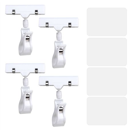 HXNH Lot de 4 clips de type clip pour marquage à la craie liquide