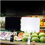 affichage d'étiquettes alimentaires