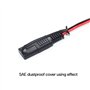 BYUTFA Terminal Housse étanche 5X SAE Housse étanche SAE Adaptateur Câble de Chargeur Alimentation Solaire Connecteur Automobile