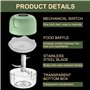 Hachoir à ail électrique USB - Moulin à viande - Presse-ail - Broyeur de légumes - Puissant et rechargeable - Presse à ail de cu