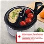 Solis Cuiseur à œufs 827 - Pour 7 œufs - Cuisson et cuisson à la vapeur - Avec réglage de la dureté pour l'œuf - Insert à œufs e