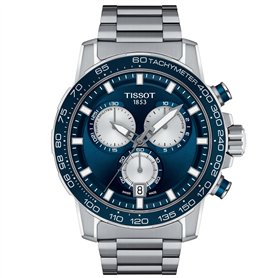Tissot men's chronograph watch Supersport Chrono blue steel T125.617.11.041.00
