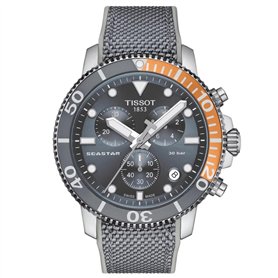 Tissot Seastar 1000 Chronograph gray T120.417.17.081.01 steel fabric strap