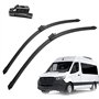 KCKEM Essuie-Glaces pour Mercedes-Benz Sprinter 2018 2019 2020 2021 26 "+24" Ensemble de balais d'essuie-Glace de fenêtre Avant
