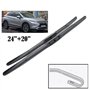 KCKEM Essuie-Glaces pour Mitsubishi Eclipse Cross 2017 2018 2019 2020 2021 2022 2023 24 "+ 20" Ensemble de balais d'essuie-Glace