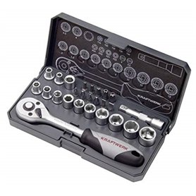 Kraftwerk Coffret de douilles basic line 1/4 kraftwerk - 26 pièces - 204.100.000