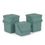 Rotho Poubelle à Compost Bio 9 l avec Filtre à Charbon Actif dans Le Couvercle et Autres filtres de Rechange, Plastique (PP) san