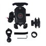 yanwuwa Support de téléphone sans fil rotatif à 360° pour moto 18 W simultanément pour la plupart des supports de téléphones por