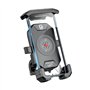 yanwuwa Support de téléphone sans fil rotatif à 360° pour moto 18 W simultanément pour la plupart des supports de téléphones por