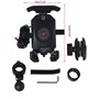 yanwuwa Support de téléphone sans fil rotatif à 360° pour moto 18 W simultanément pour la plupart des supports de téléphones por