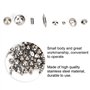 Tiiyee Boules De Polissage d'acier Inoxydable, Perles Polie Goupilles Support Culbutage Brunissage Surface Lisse Ovale Boule Acc
