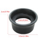 Hattba Oculaire industriel 28 mm-37 mm de diamètre intérieur en caoutchouc oculaire de protection des yeux pour microscopes-n ° 