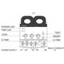 Relais de surcharge électronique 5-60A 90-260VAC, relais de surcharge de protection de moteur