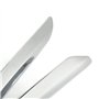Bande de Pare-chocs Avant, 2 Pièces de Protection de Pare-chocs Avant, Gauche Droite Anti-rayures Chrome Argent de Remplacement 