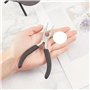 KASFDBMO Ensemble de pinces à perles tendance - Accessoire portable pour travaux manuels - Fabrication de bijoux pour les amateu