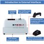ExoticaBlend Caisse Enregistreuse Électronique à 48 Touches, Caisse Enregistreuse Intelligente, Caisse Enregistreuse à 8 LED Num