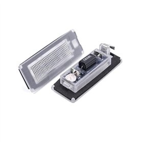 Vuzmode Lampe de plaque d'immatriculation d'éclairage de plaque d'immatriculation 2 pièces