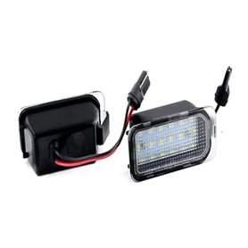 Vuzmode Éclairage de plaque d'immatriculation 2 pièces lampes d'immatriculation d'éclairage de plaque d'immatriculation