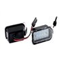 Vuzmode Éclairage de plaque d'immatriculation 2 pièces lampes d'immatriculation d'éclairage de plaque d'immatriculation