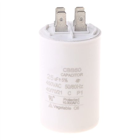 Kodbww CBB60 450 V 25 UF 50/60 Hz Condensateur de démarrage du compresseur de moteur