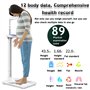 QIANMEI Balance Médicale Numérique, Instrument De Mesure De La Graisse Corporelle À Ultrasons De Haute Précision for La Mesure d