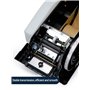 GAYAYAS Distributeur de Ruban adhésif Kraft gommé Semi-Automatique, pour Rubans gommés jusqu'à 100 mm de Largeur, pour entrepôt 