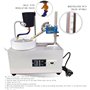 Machine d'angle de traitement de pierres précieuses 180 W, meuleuse polisseuse de roche lapidaire 2800 tr/min, avec lumière et p