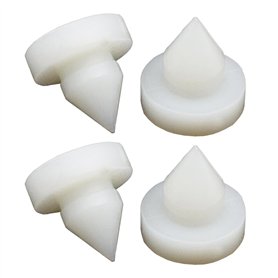NOPOXA Lot de 4 patins d'arrêt de pédale d'embrayage 46505-SA5-000 46505SA5000 pour pédale de frein Acura-Civic