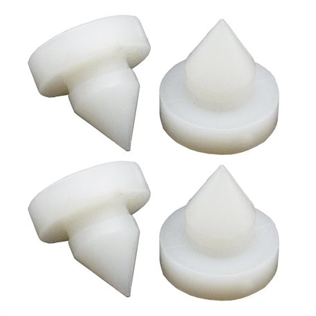 NOPOXA Lot de 4 patins d'arrêt de pédale d'embrayage 46505-SA5-000 46505SA5000 pour pédale de frein Acura-Civic