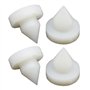 NOPOXA Lot de 4 patins d'arrêt de pédale d'embrayage 46505-SA5-000 46505SA5000 pour pédale de frein Acura-Civic