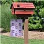 Drapeau de jardin Blueberry Cake Prints Drapeaux décoratifs principalement pour patios, jardins, pots de fleurs, terrasse, balco