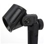 Pince de montage pour caisse claire de microphone, accessoires d'instruments de musique de diamètre réglable de 22 mm Support de