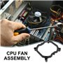 YHAILI Support de ventilateur de refroidissement CPU pour modèles de cartes mères 1700 1200 115 x 2011 1366