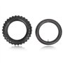 Pneu de Moto Tout-terrain, 2,50 X 10 Pouces Flexible Antidéflagrant avec Tige de Valve Droite TR13 pour 50 70 90 110 Cc Mini Dir