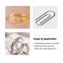 Outils de Pliage de Boucles D'oreilles, Fabricant de Cintreuses D'anneaux, Outil de Fabrication de Bijoux, avec Support en Bois,