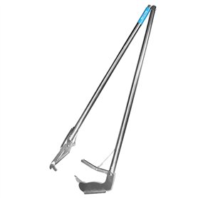 Morain Pince serpent pliable avec tête inclinée réglable pour une manipulation sûre et efficace des reptiles Outil de conduite e