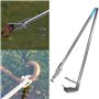 Morain Pince serpent pliable avec tête inclinée réglable pour une manipulation sûre et efficace des reptiles Outil de conduite e