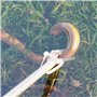 Morain Pince serpent pliable avec tête inclinée réglable pour une manipulation sûre et efficace des reptiles Outil de conduite e