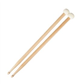 Morain Timpani Paire de baguettes de batterie à tête en feutre pour entraînement à percussion