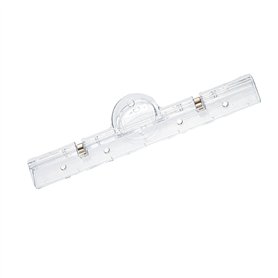 Morain Pince magnétique en acrylique transparent - Longue pince à papier magnétique - Pour bureau