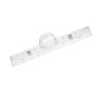 Morain Pince magnétique en acrylique transparent - Longue pince à papier magnétique - Pour bureau