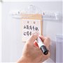 Morain Pince magnétique en acrylique transparent - Longue pince à papier magnétique - Pour bureau