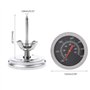 JSGHGDF Four de cuisine en acier inoxydable portable pour cuisson des aliments température 50-300 ℃, Argenté., M