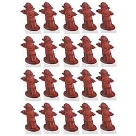 Pffiocix Lot de 20 pots pour chien - Inducteur de dressage pour chiots - Statue de chien avec pipi pour intérieur