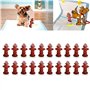 Pffiocix Lot de 20 pots pour chien - Inducteur de dressage pour chiots - Statue de chien avec pipi pour intérieur
