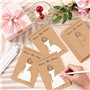 jojnsha 1 ensemble Guesses The Dress Jeux de fête nuptiale pour invités Jeux de fête de mariage Cartes et crayons Fournitures de