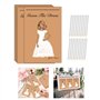 jojnsha 1 ensemble Guesses The Dress Jeux de fête nuptiale pour invités Jeux de fête de mariage Cartes et crayons Fournitures de